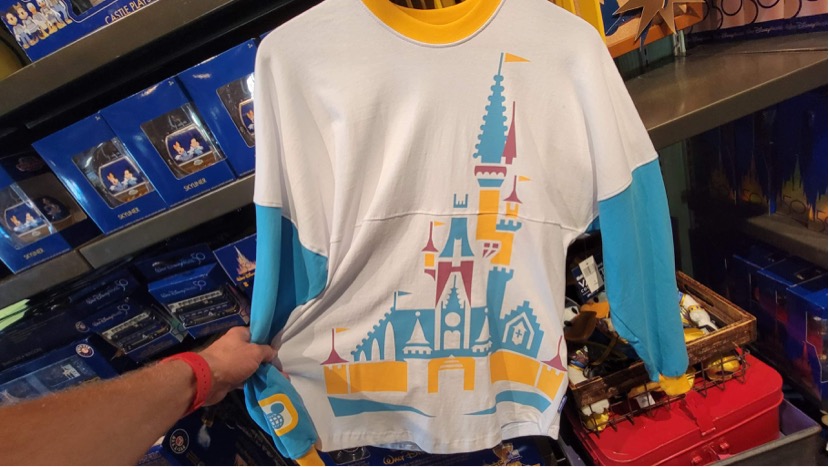 New Retro Cinderella Castle Spirit Jersey Available At Walt Disney World!