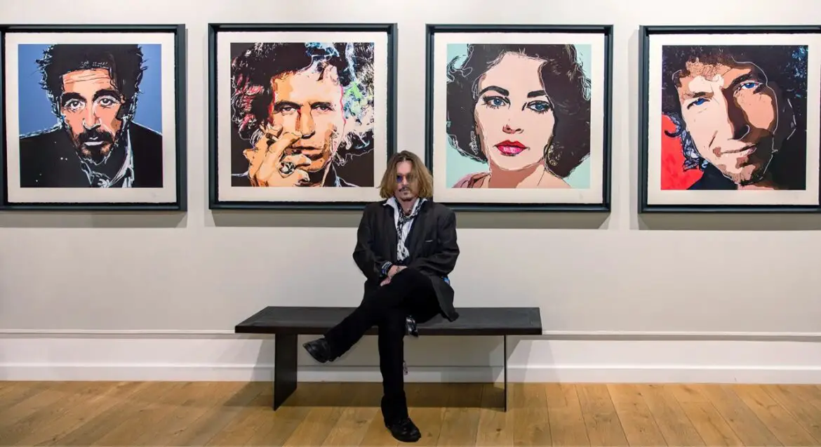 Johnny Depp Sells 780 Pieces of Art for $3.6 Million in just a few hours
