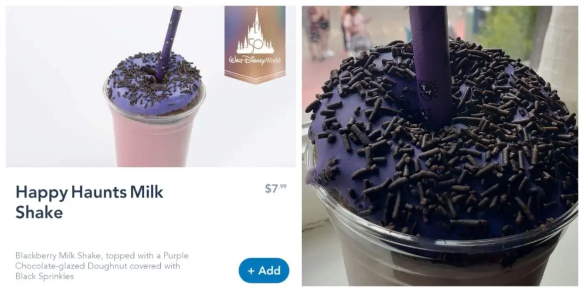 Dig in to this Happy Haunts Milk Shake from the Magic Kingdom