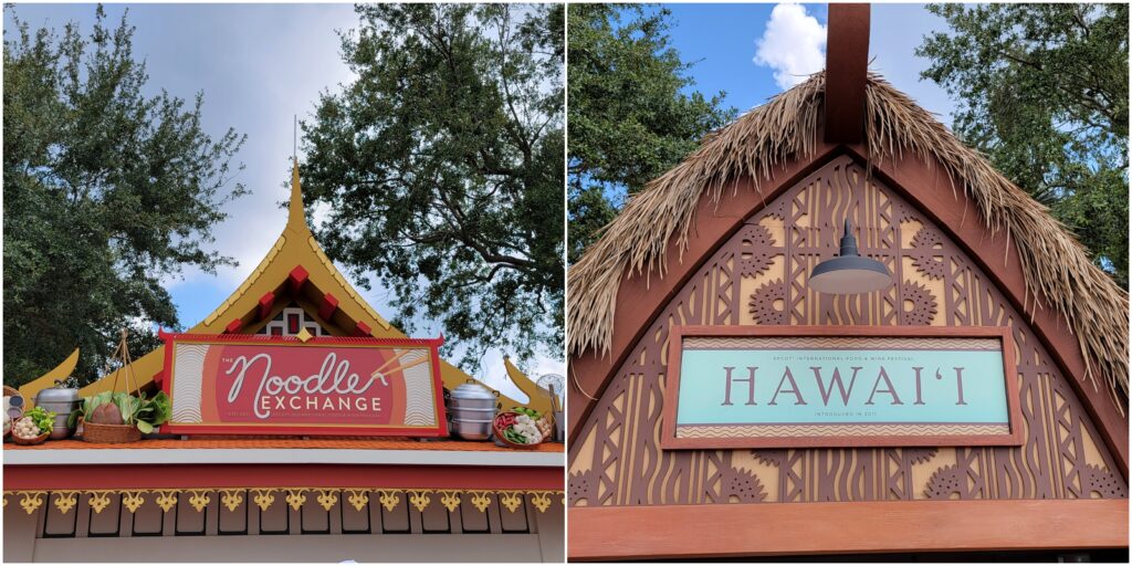 Two new food booths