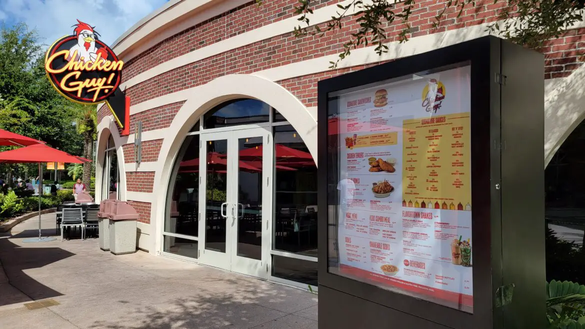 Chicken Guy in Disney Springs has Expanded its Indoor Seating Area