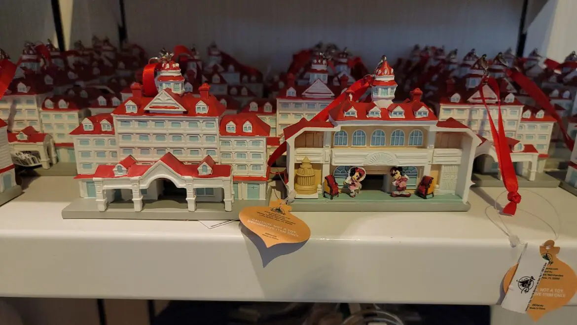 New Grand Floridian Christmas Ornament is out now