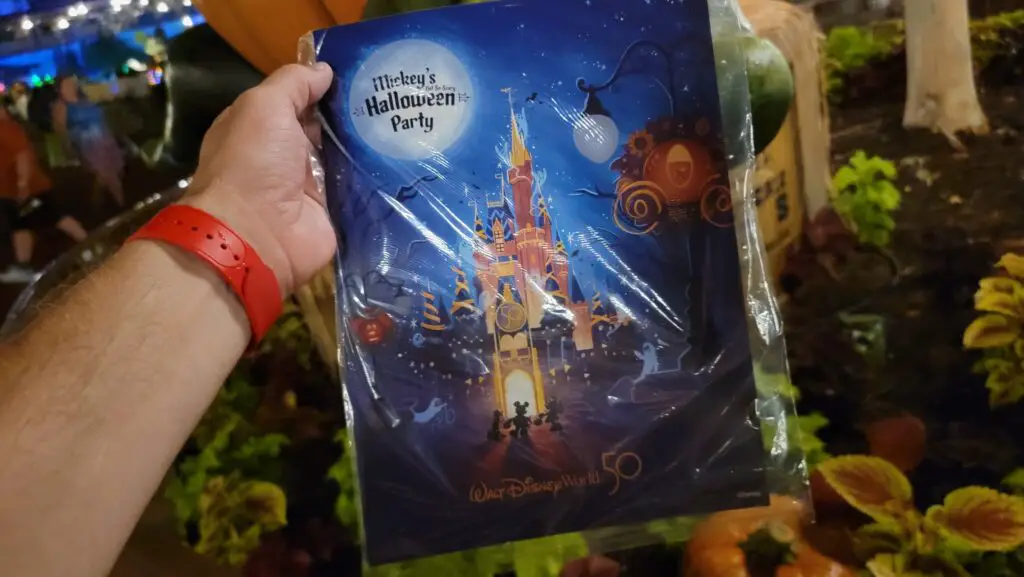 Guest receive Complimentary 50th Anniversary Lithograph for attending Mickey's Not So Scary Halloween Party