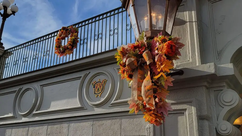 More fall decorations have popped up at the Magic Kingdom