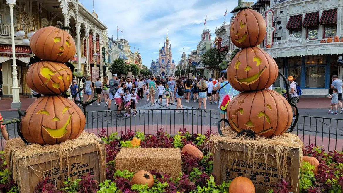 Halloween Decorations have arrived at the Magic Kingdom!