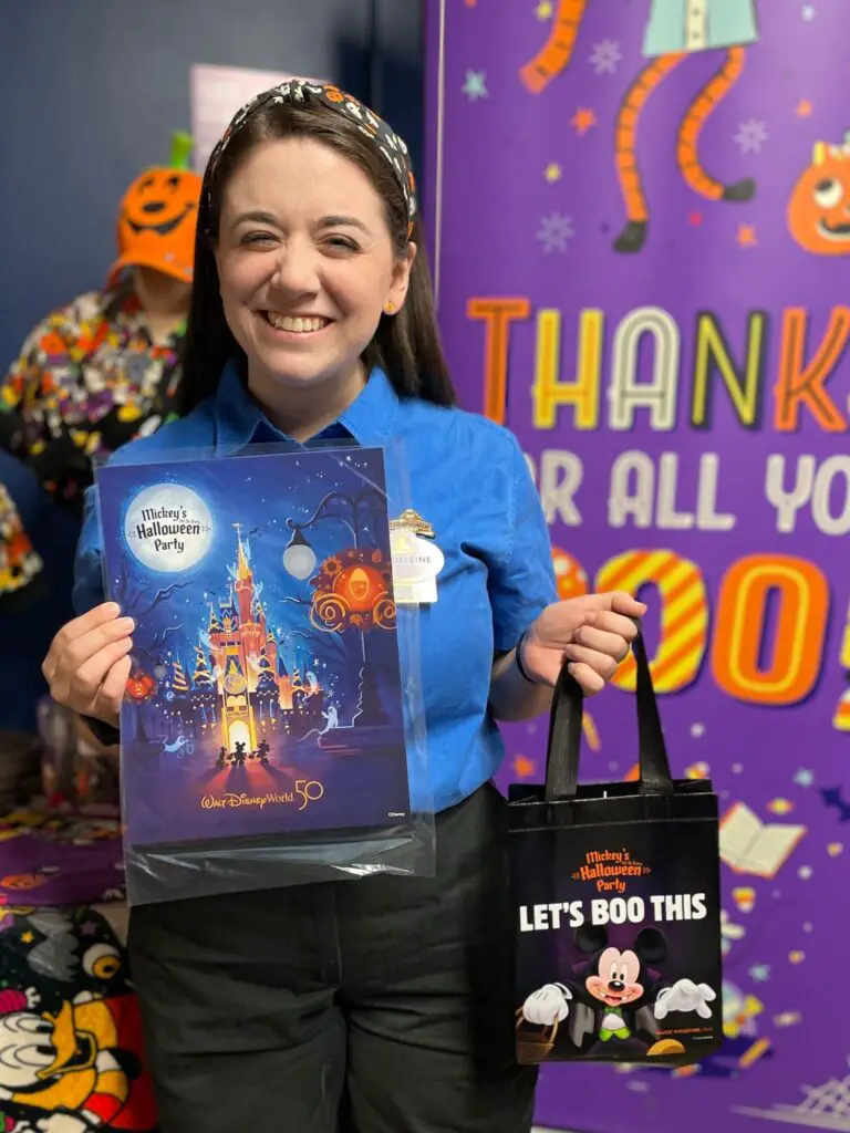 Guest receive Complimentary 50th Anniversary Lithograph for attending Mickey's Not So Scary Halloween Party