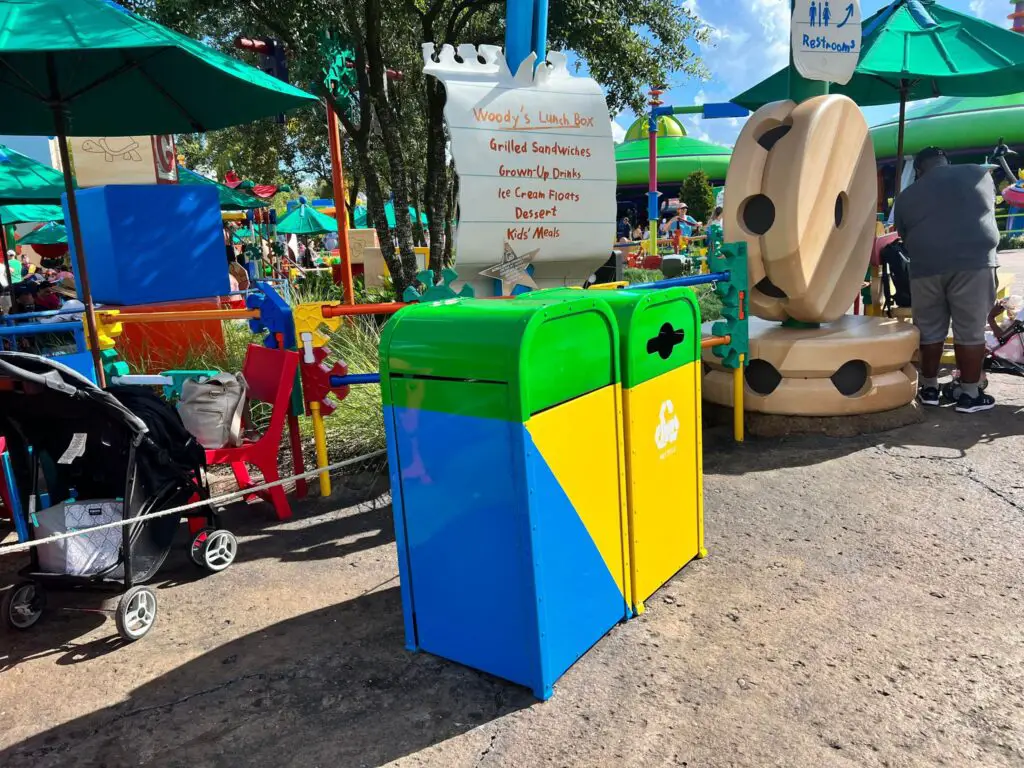 Toy Story Land In Hollywood Studios Now Has Colorful New Trash Cans