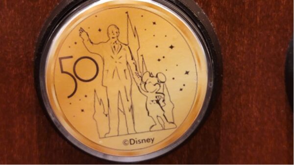 Walt Disney World 50th Anniversary Medallions