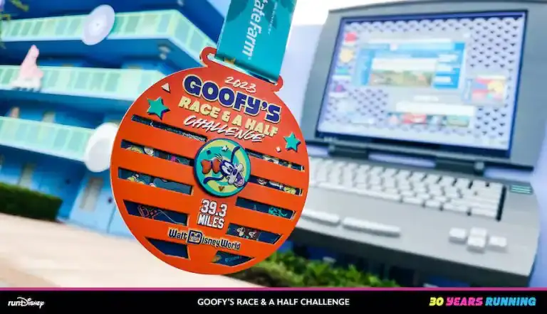 Fun Marathon Weekend Retro-Themed Disney World Medals Revealed