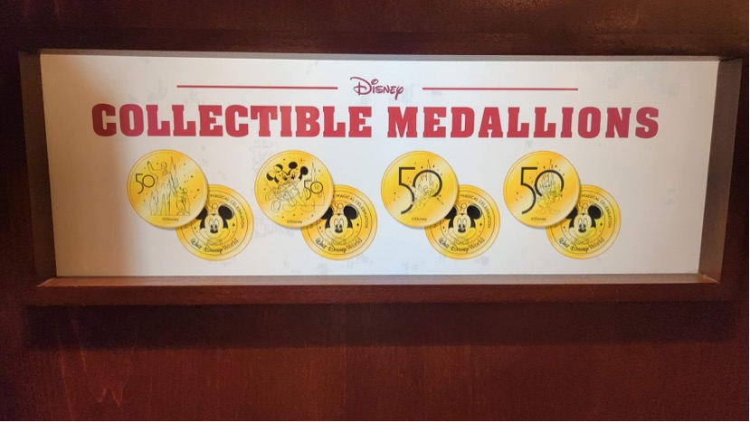 New Walt Disney World 50th Anniversary Medallions!