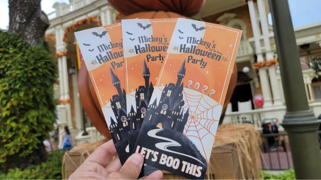 2022 Mickey's Not So Scary Halloween Party Map