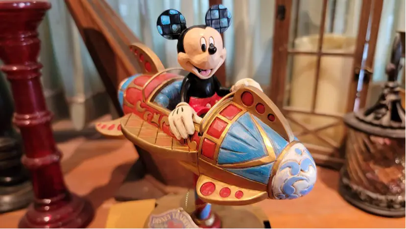 New 50th Anniversary Mickey Mouse Astro Orbiter Statue By Jim Shore!