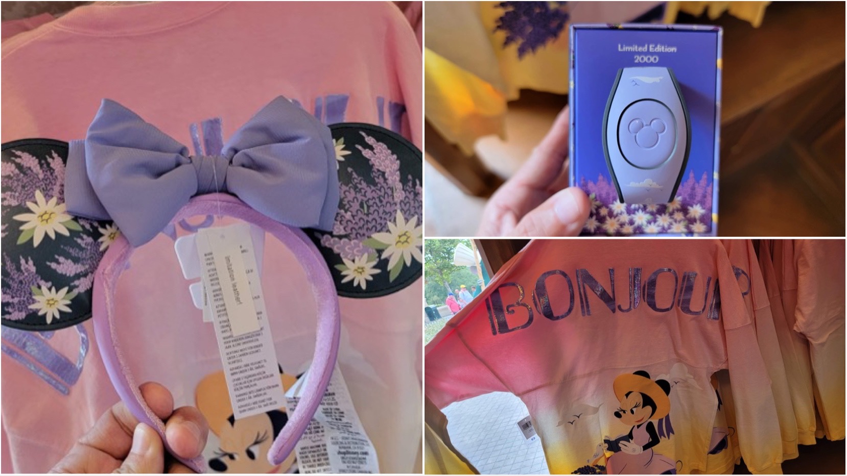 New Lavender Minnie Collection Spotted At The France Pavilion In Epcot ...