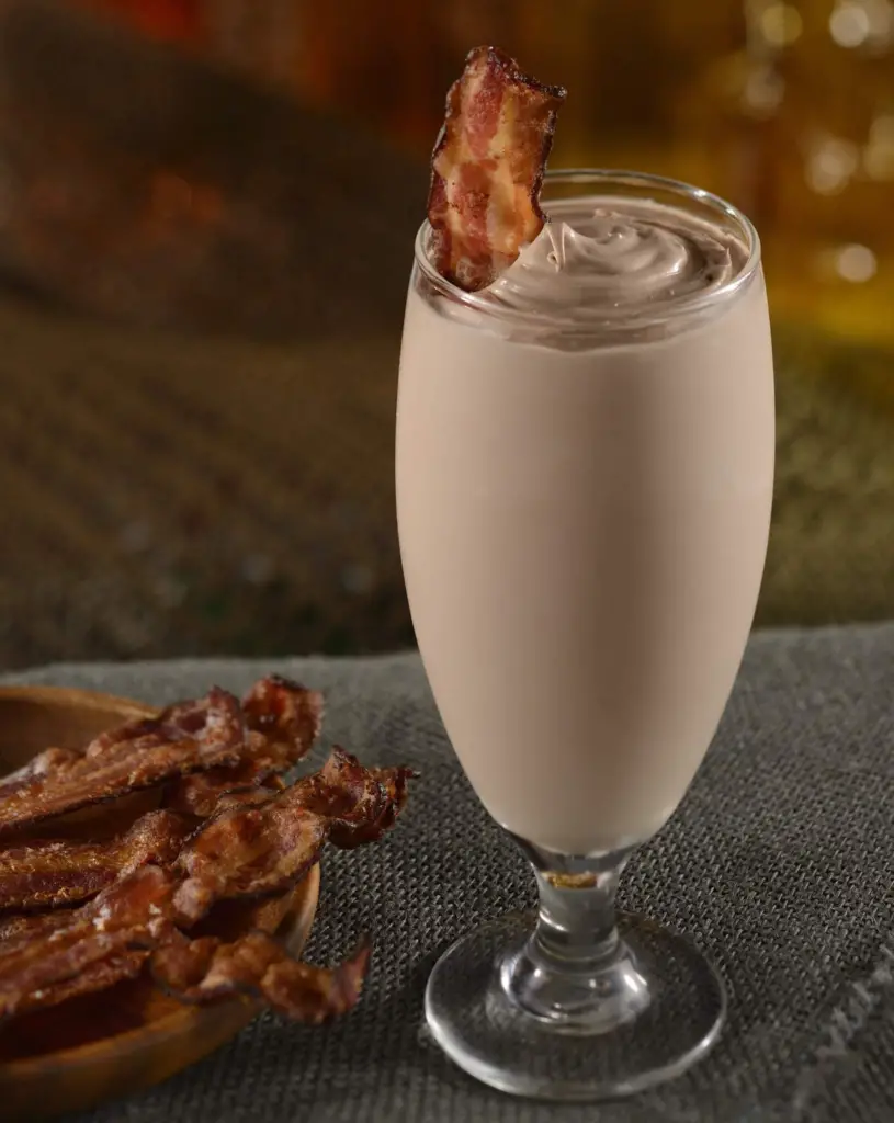 Try the Bacon-Bourbon Gelato Shake at D-Luxe Burger