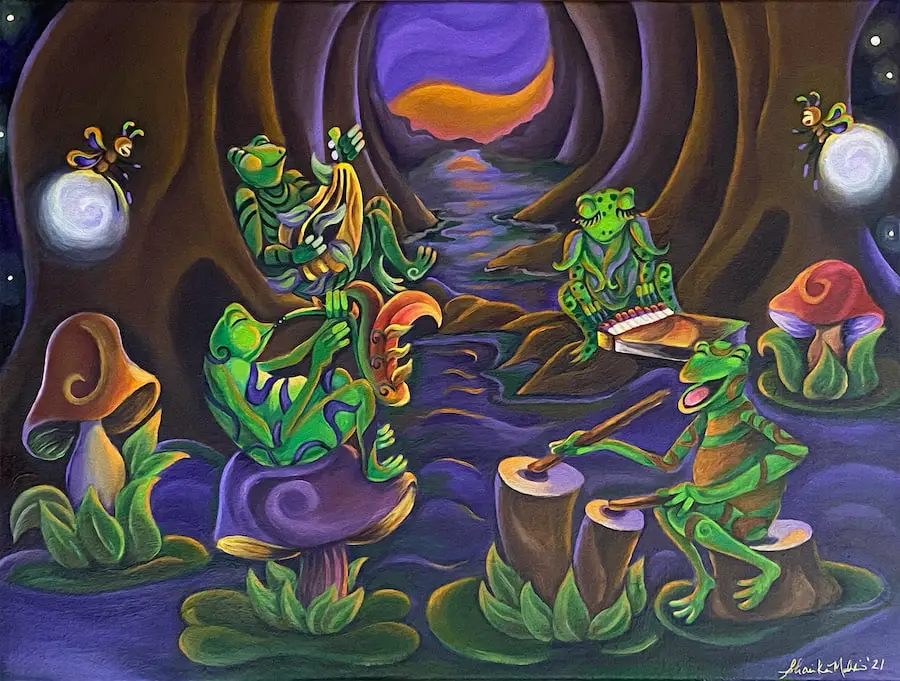Disney shares the artwork that Inspired Tiana’s Bayou Adventure