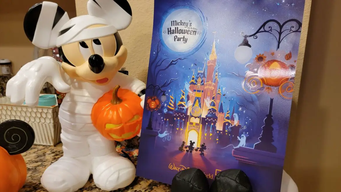 Guest receive Complimentary 50th Anniversary Lithograph for attending Mickey’s Not So Scary Halloween Party