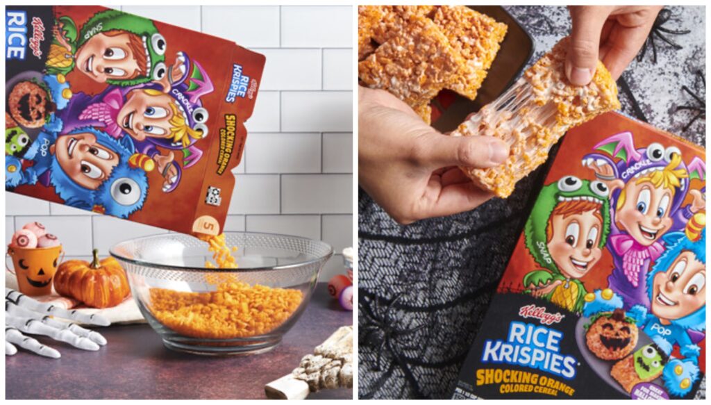 Kellogg's Announces New Orange Rice Krispies in Time for Spooky Season