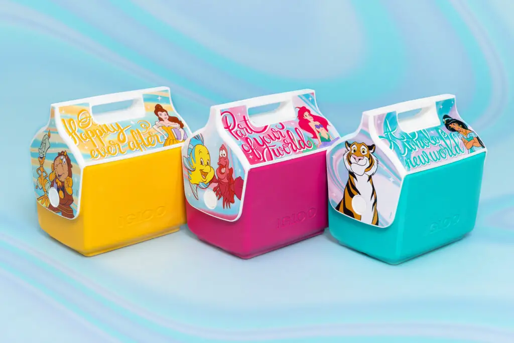 Igloo Reveals New Disney Princess Characters Collection Of Playmate Coolers Inspired By Ariel, Belle And Jasmine