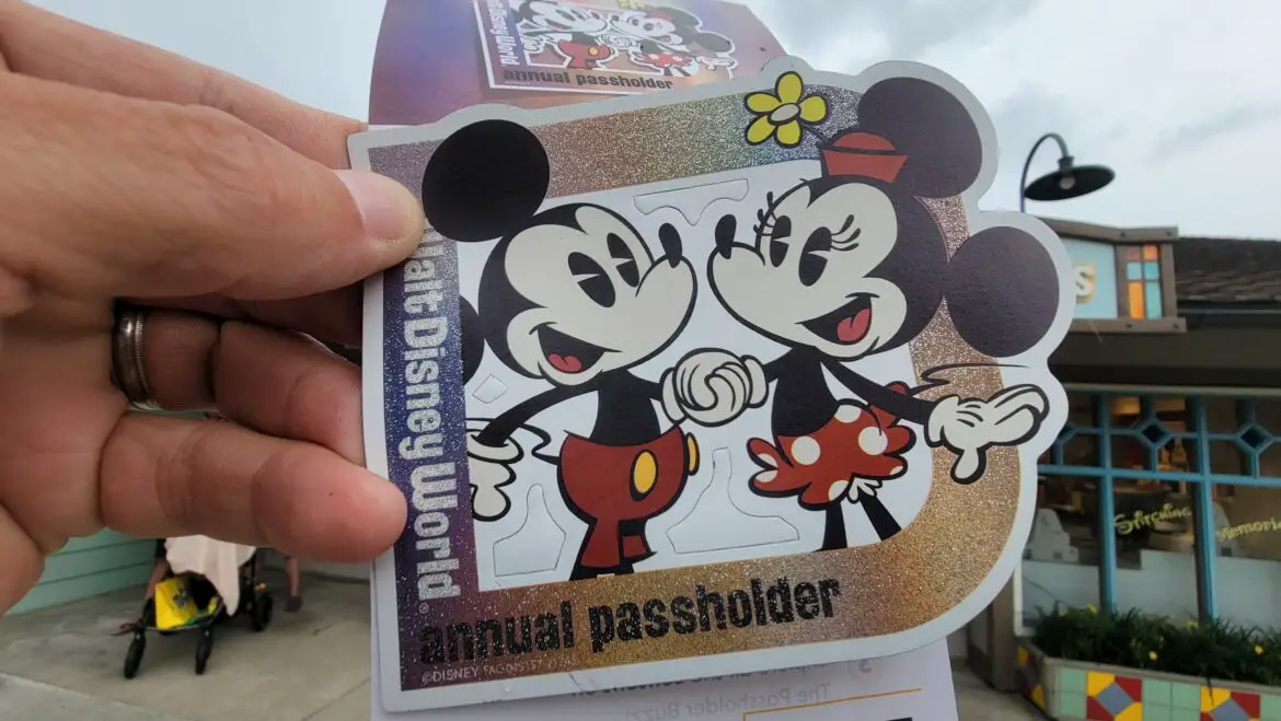 Disney World Annual Passholder Magnet Pickup in Epcot Extended