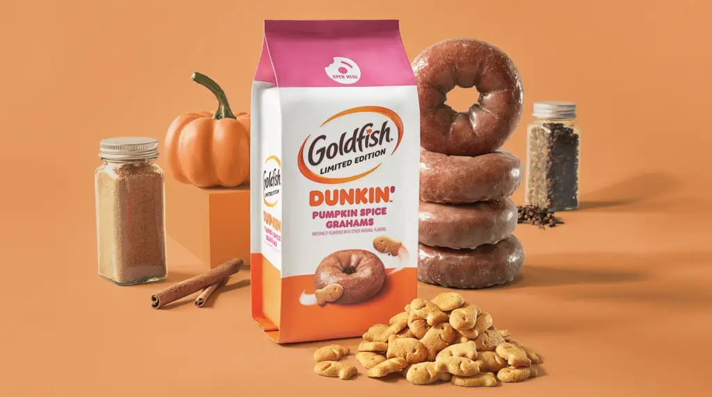 Dunkin' and Goldfish Announce New Limited Edition Pumpkin Spice Grahams