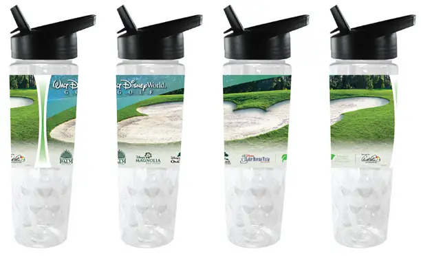 New Disney World Golf Course Refillable Water Bottles
