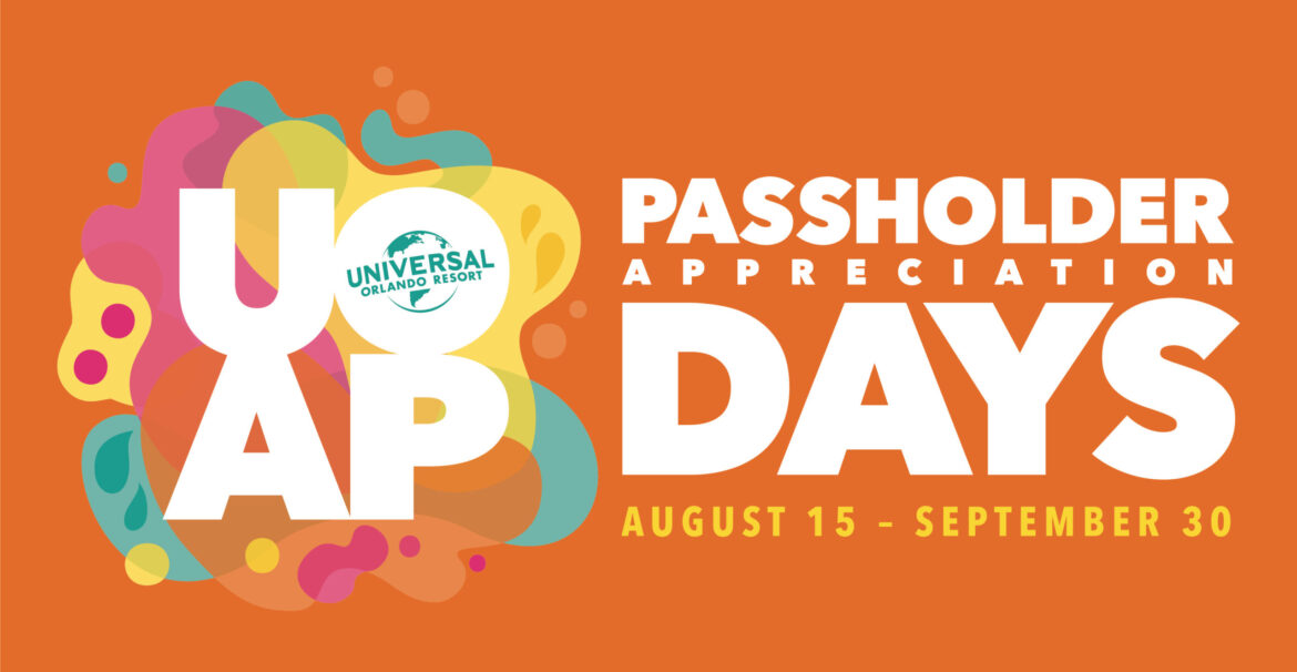 Universal Orlando Passholder Appreciation Days returns on August 15th