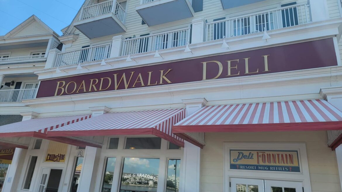 Boardwalk Deli is now open in Walt Disney World