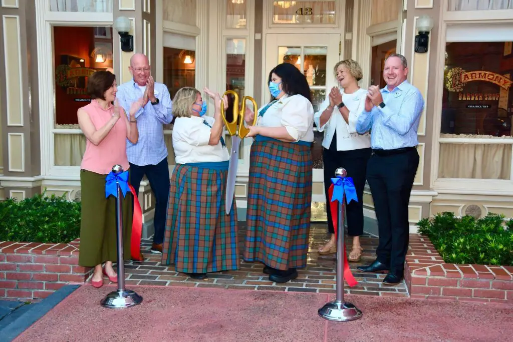 Harmony Barber Shop Officially Reopens in the Magic Kingdom