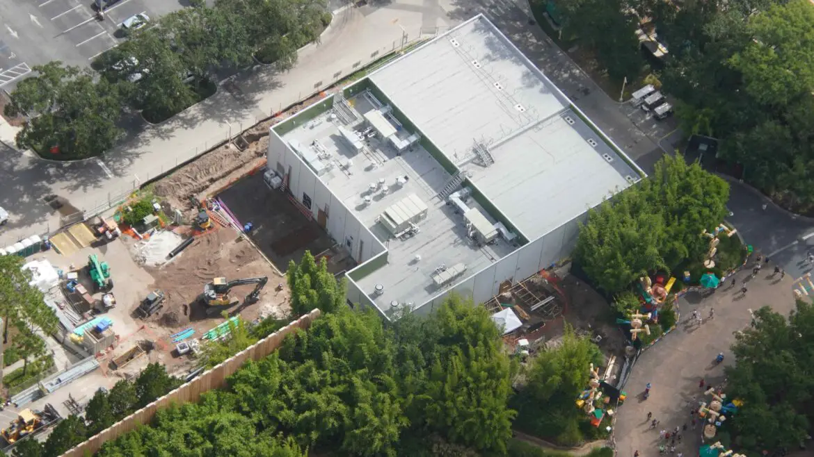 Aerial Look Shows Disney’s New Toy Story Restaurant Inches Closer to Opening