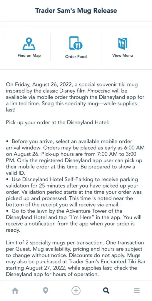 Pinocchio's Monstro Tiki Mug coming to Trader Sam’s in Disneyland on August 26th