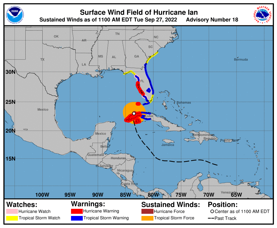 Hurricane Watch issued for Disney World and Universal Orlando