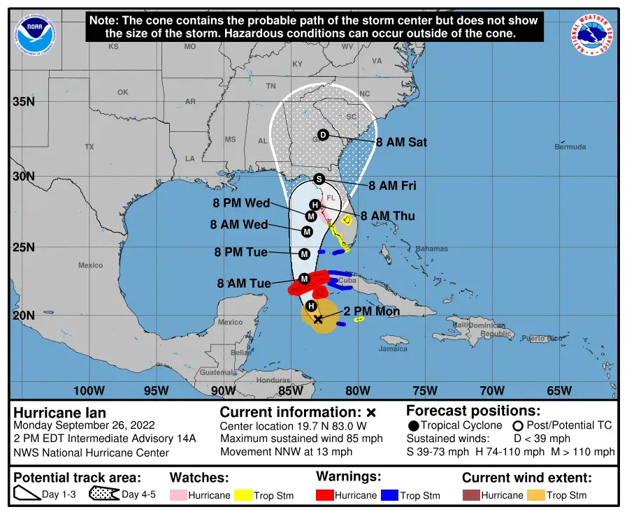 Tropical Storm Watch in effect for Universal Orlando and Walt Disney World