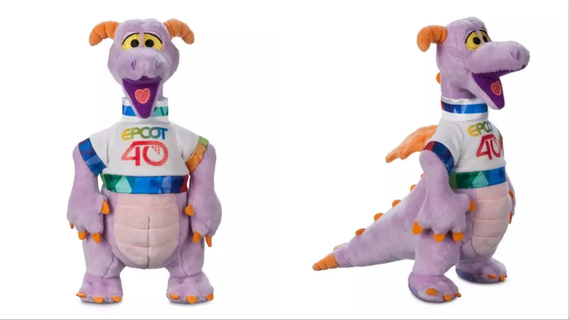 First Look At Epcot 40th Anniversary Figment Plush!