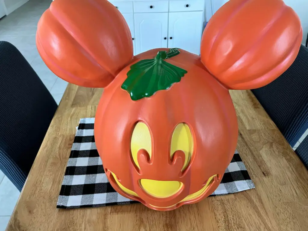 Giant HTF Light-Up Mickey Pumpkin spotted in Walt Disney World