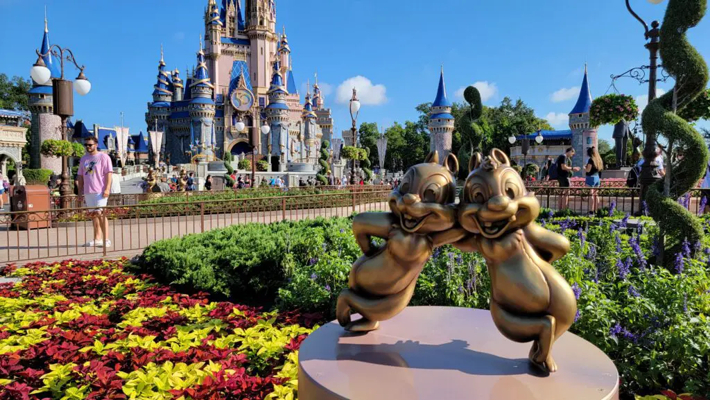 Disney World 50th Anniversary Statues