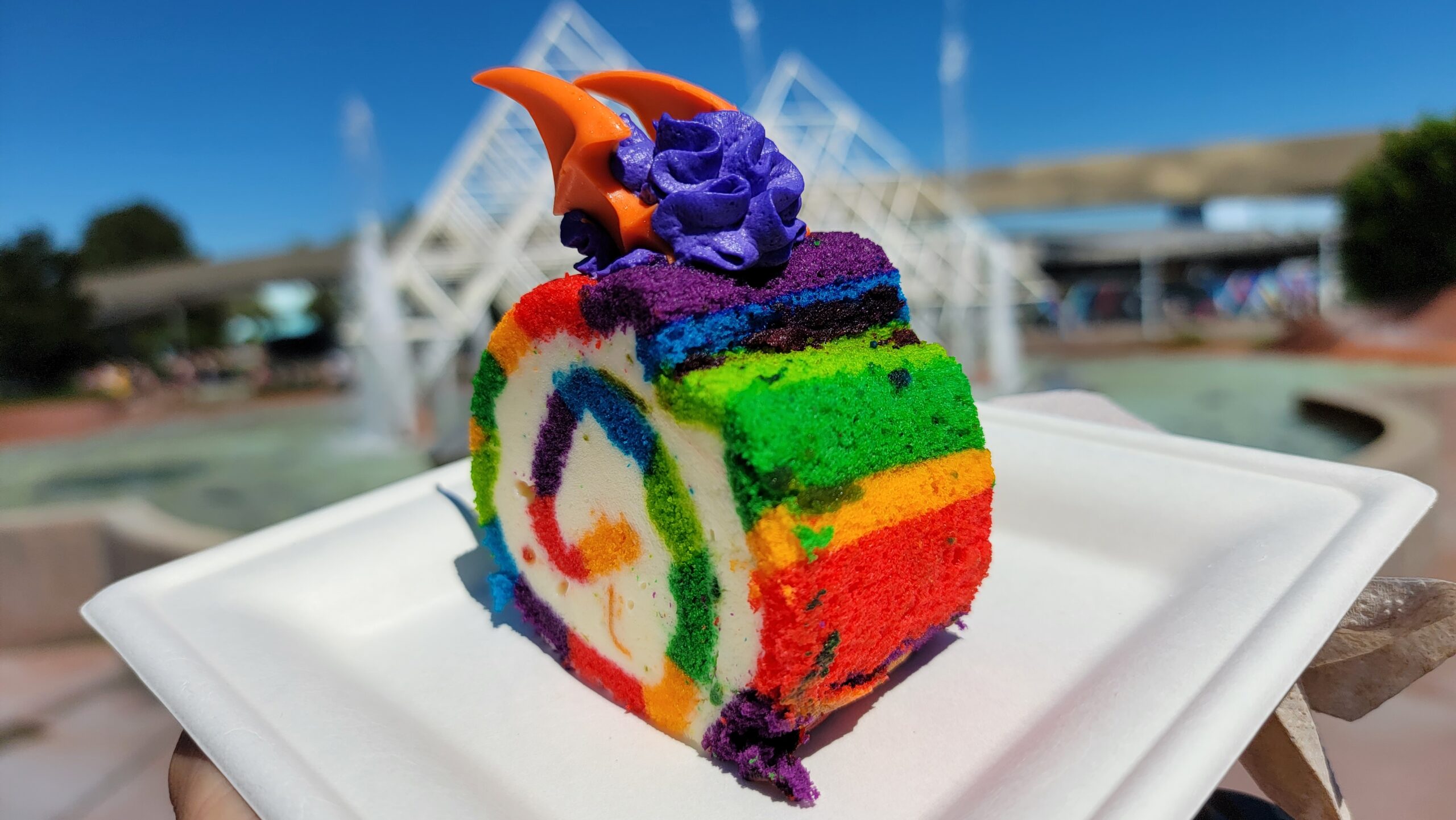 Figment Anniversary Cake is a Fun and Festive Epcot 40th Treat Chip