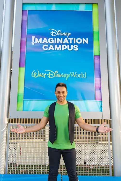 Disney Star Corbin Bleu Makes Surprise Visit with Disney Imagination Campus at WDW