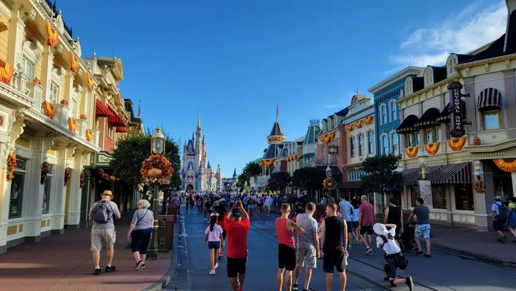 Low crowds descended on the Magic Kingdom for Labor Day