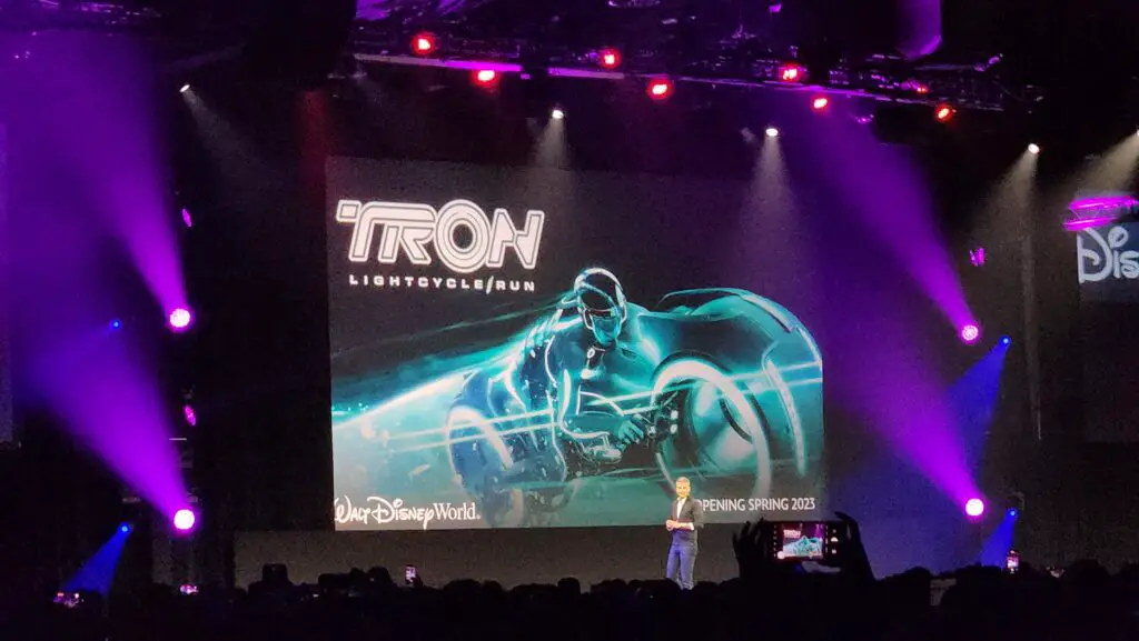 Tron Lightcycle Run in the Magic Kingdom is set to open in Spring 2023