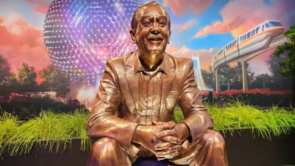 Walt The Dreamer Epcot Statue
