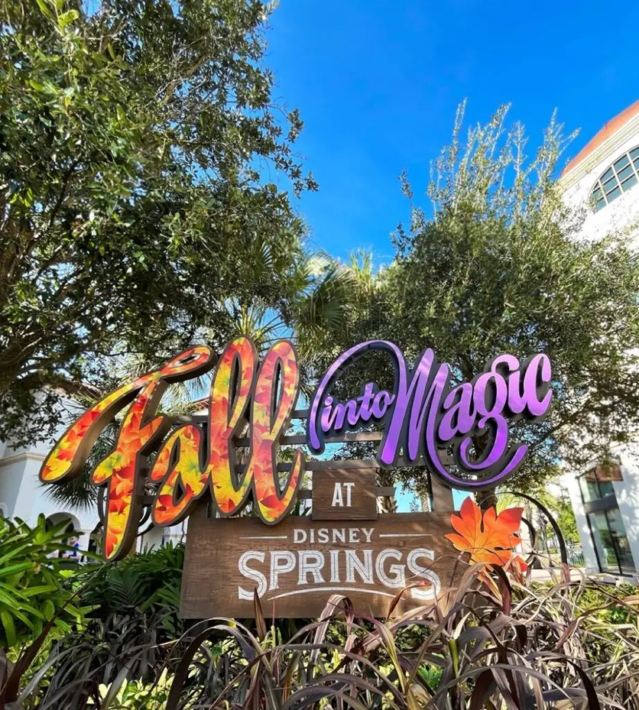 Fall has arrived at Disney Springs