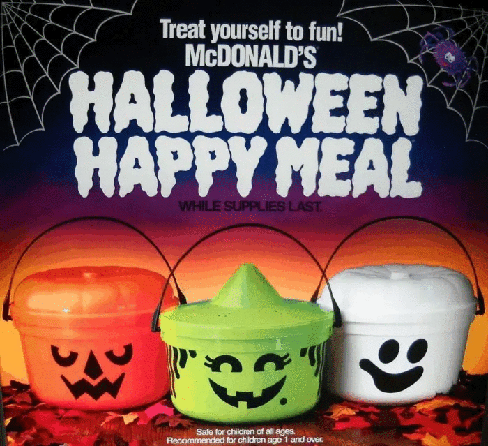 McDonald's Halloween Happy Meal Buckets might be returning in 2022