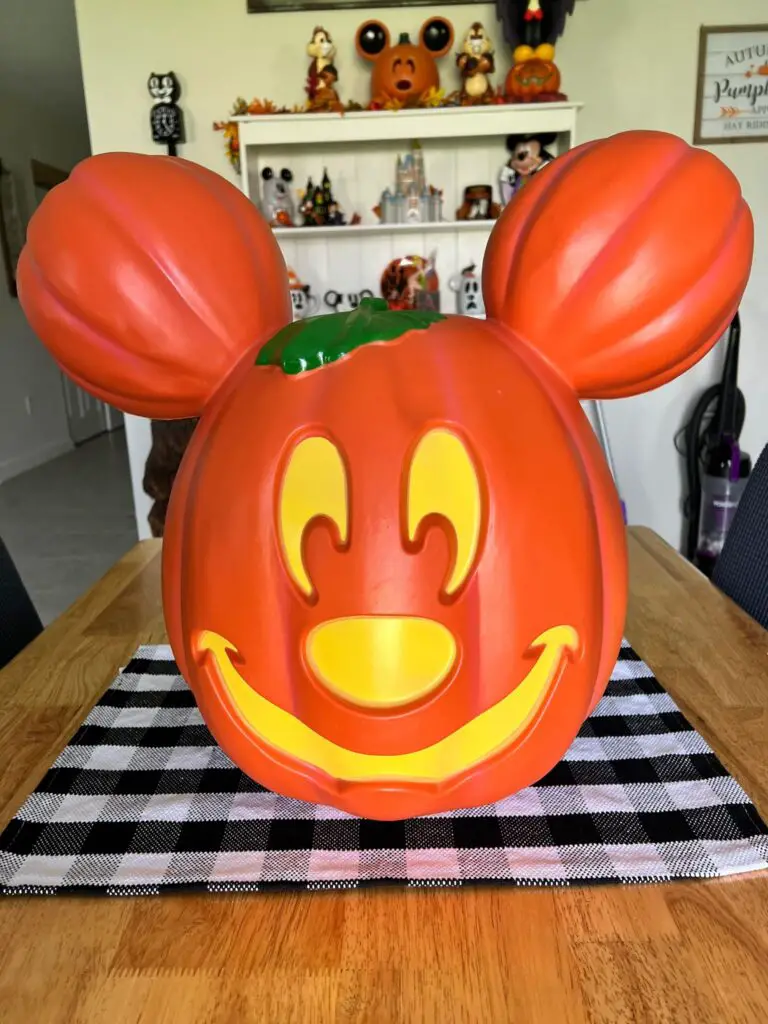 Giant HTF Light-Up Mickey Pumpkin spotted in Walt Disney World