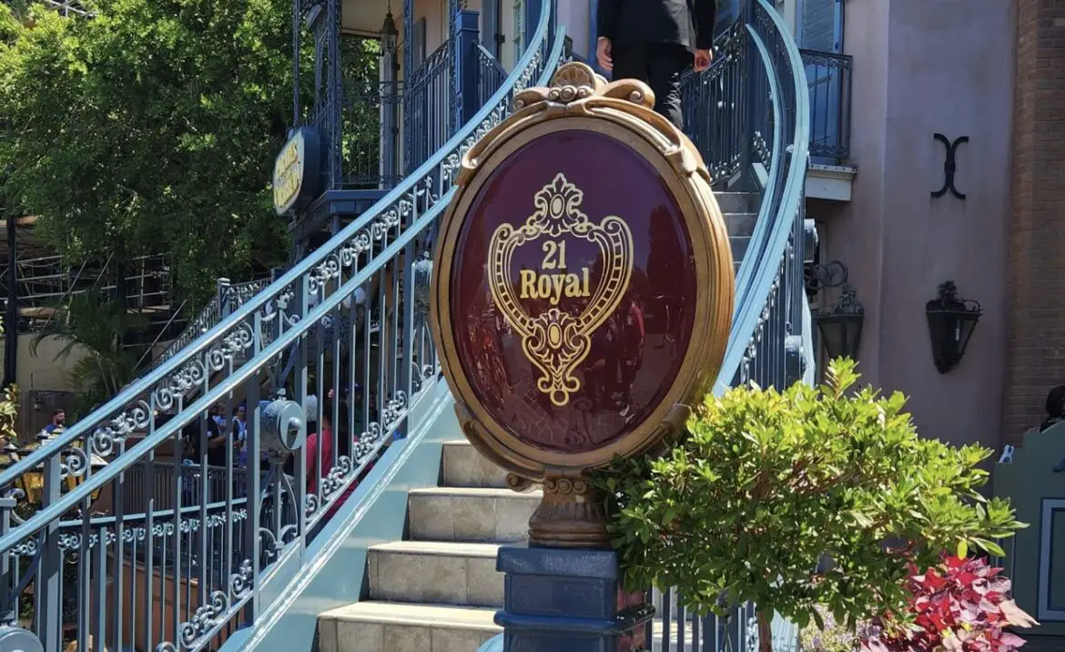 You can dine like royalty at 21 Royal in Disneyland