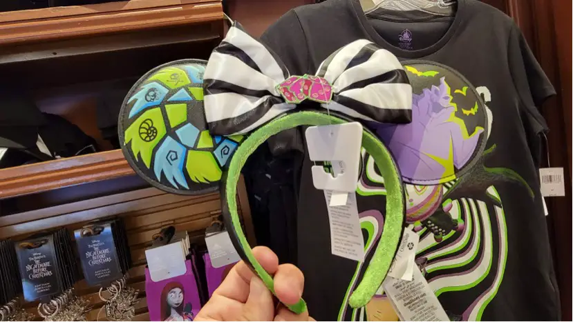 New Glow In The Dark Oogie Boogie Minnie Ears Available At Disney World!