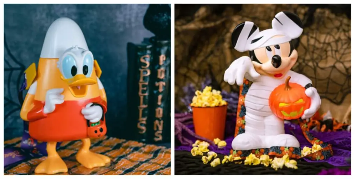 Find out where to get the Donald Duck Candy Corn Sipper & Mickey Mummy Popcorn Bucket at Disney World