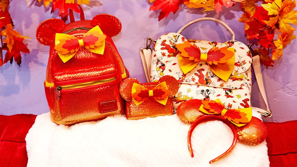 New Mickey & Minnie Fall Loungefly Collection Coming Soon!