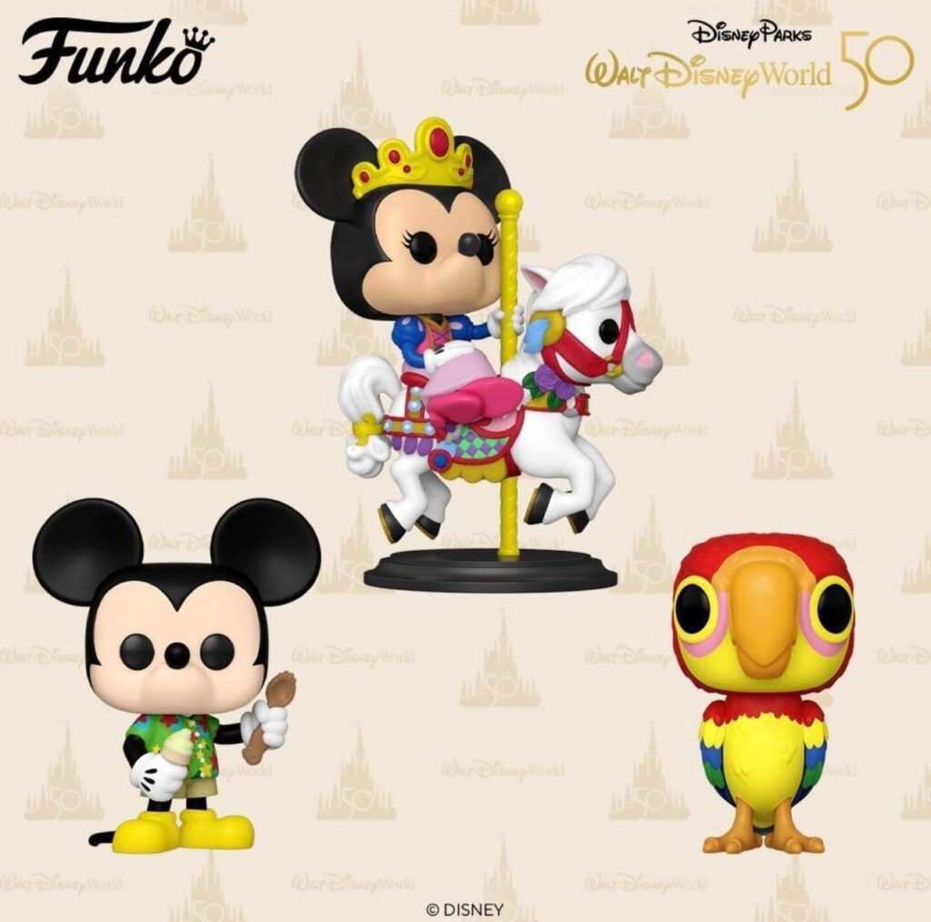 Disney World 50th Anniversary Funko Pops available for Preorder