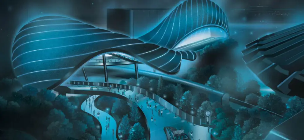 TRON Lightcycle / Run now on the Disney World Website