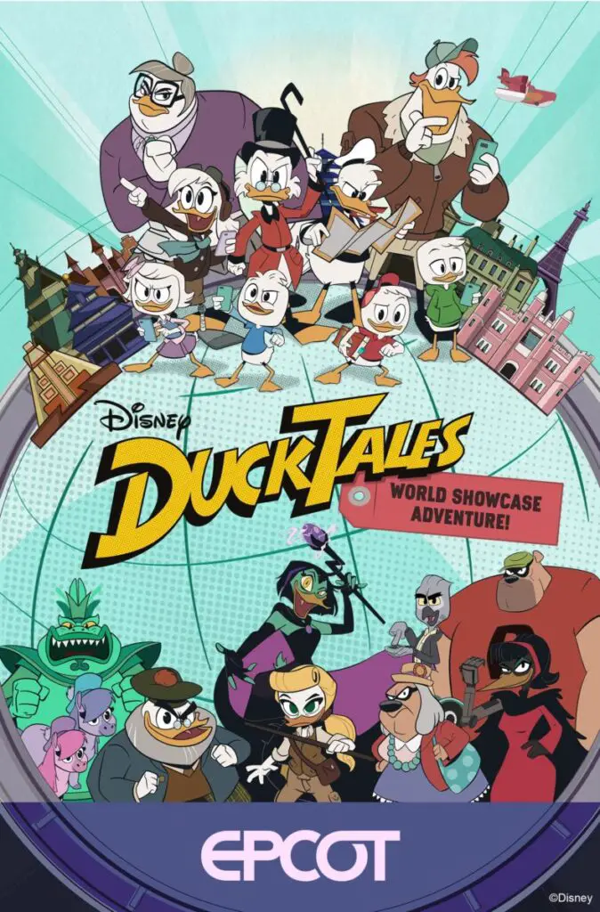Disney's DuckTales World Showcase Adventure opening at Epcot in 2022